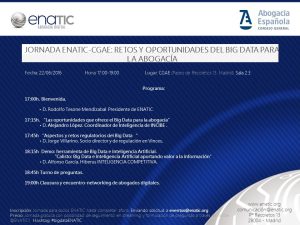 Big Data y Abogacia Digital enaTIC